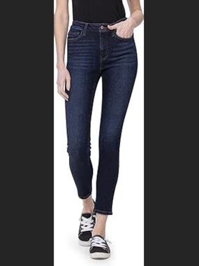 VERVET BY FLYING MONKEY Dark Blue High-Rise Skinny Jeans